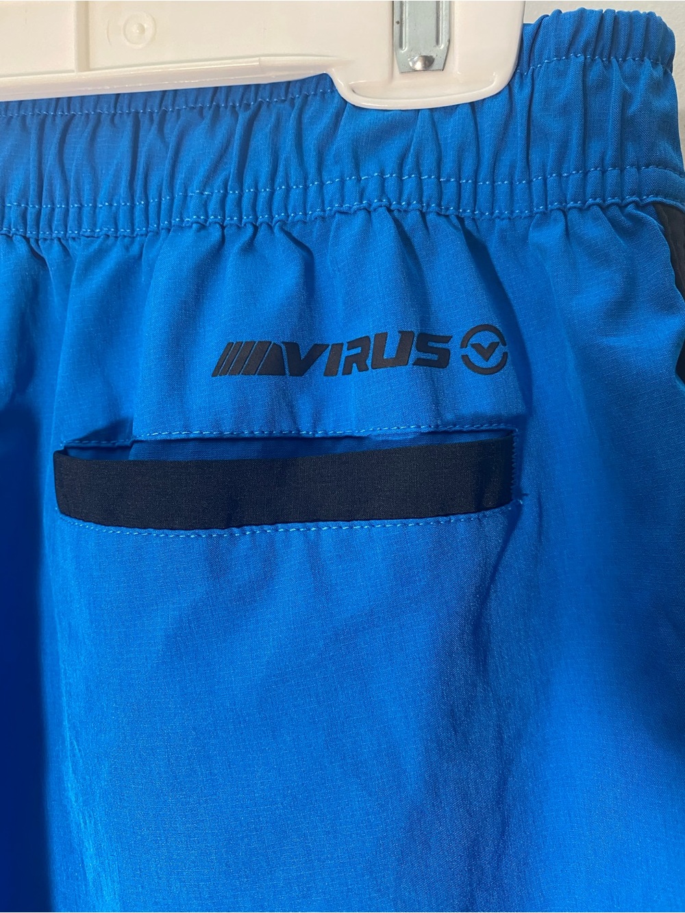 Virus Men’s Royal Blue Athletic Shorts with Black Trim
